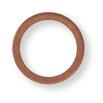 Arandela plana de cobre, Ø interior 14,2 mm, Ø exterior 19,9 mm